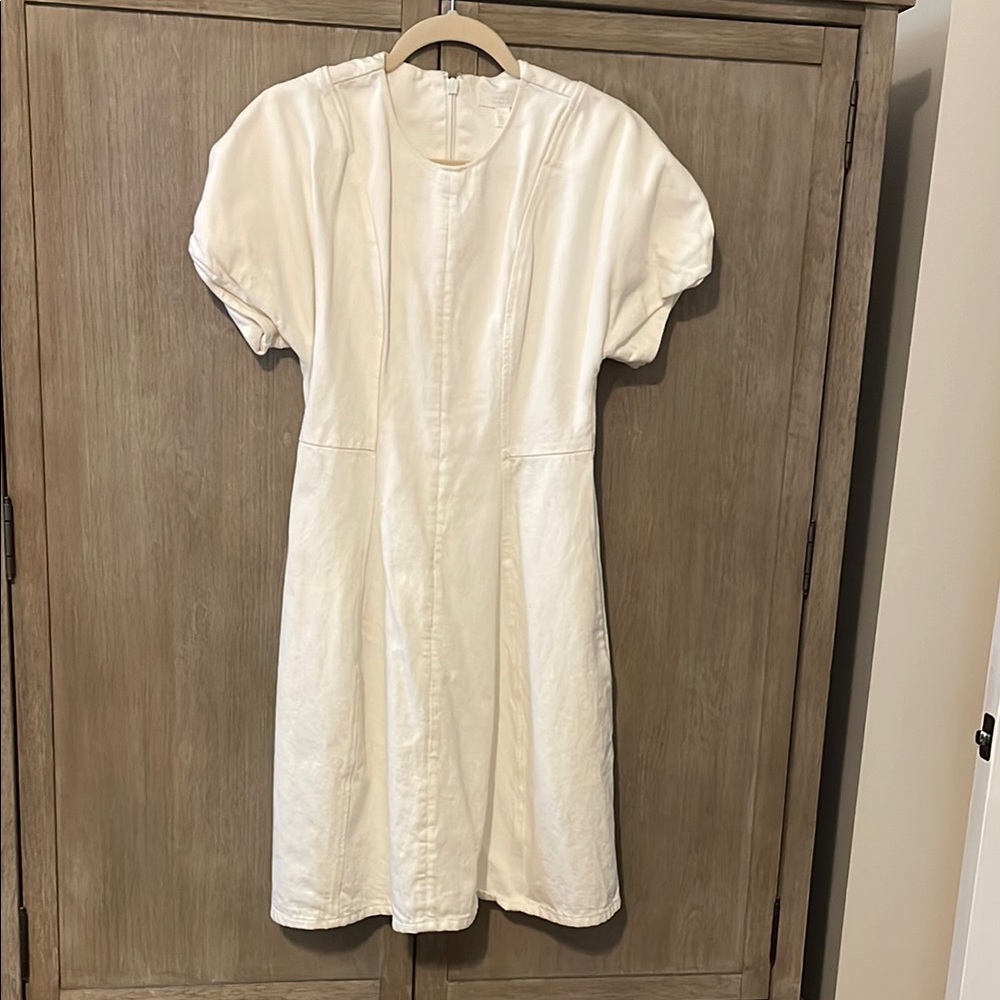 COS White Denim Dress